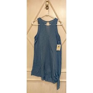 Becca by Rebecca Virtue Smokey Blue Knotted Cover Up Dress